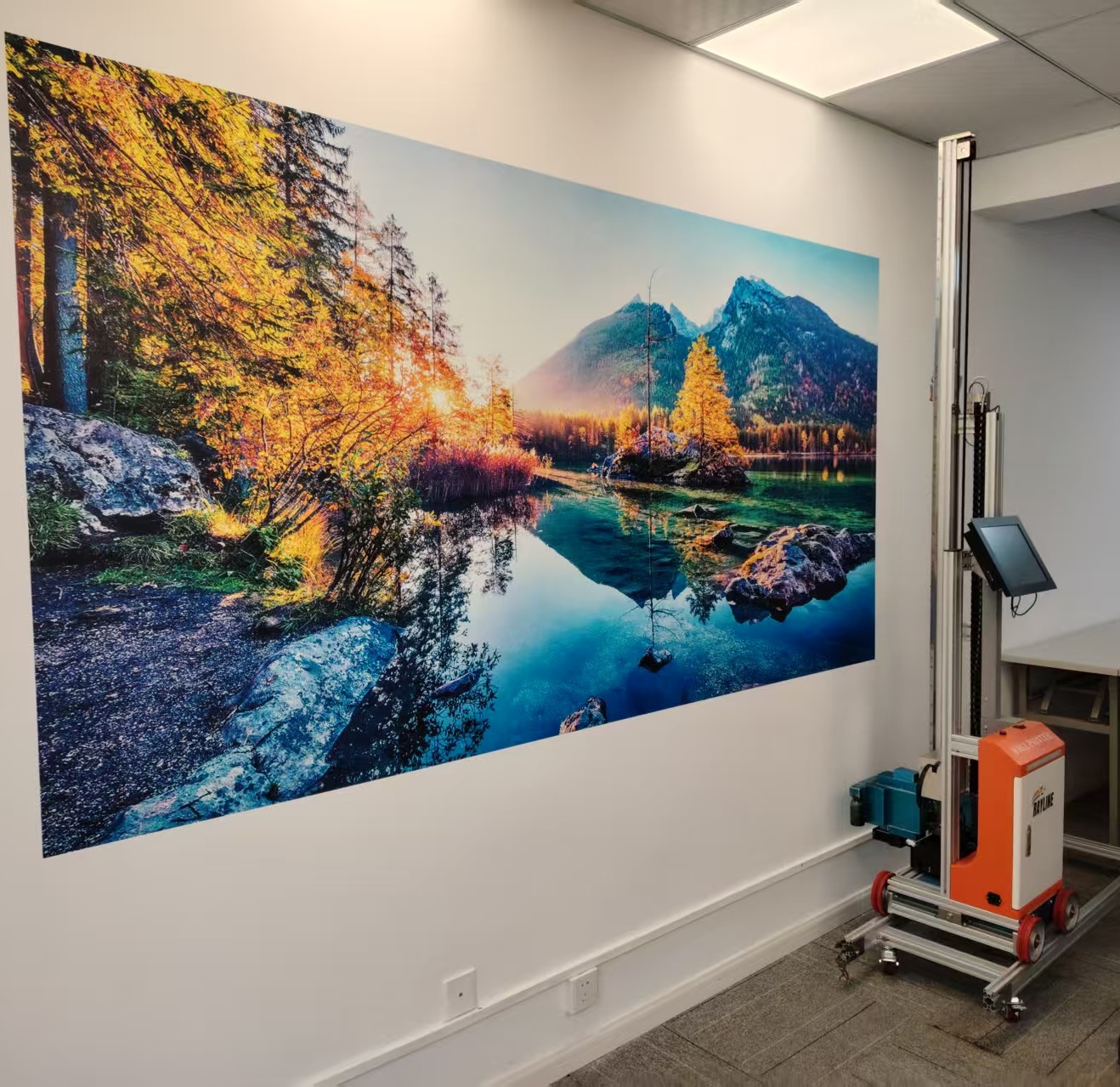 Commercial Wall Printing Machine - AI Wallpen Printer Vertical Wall Printing