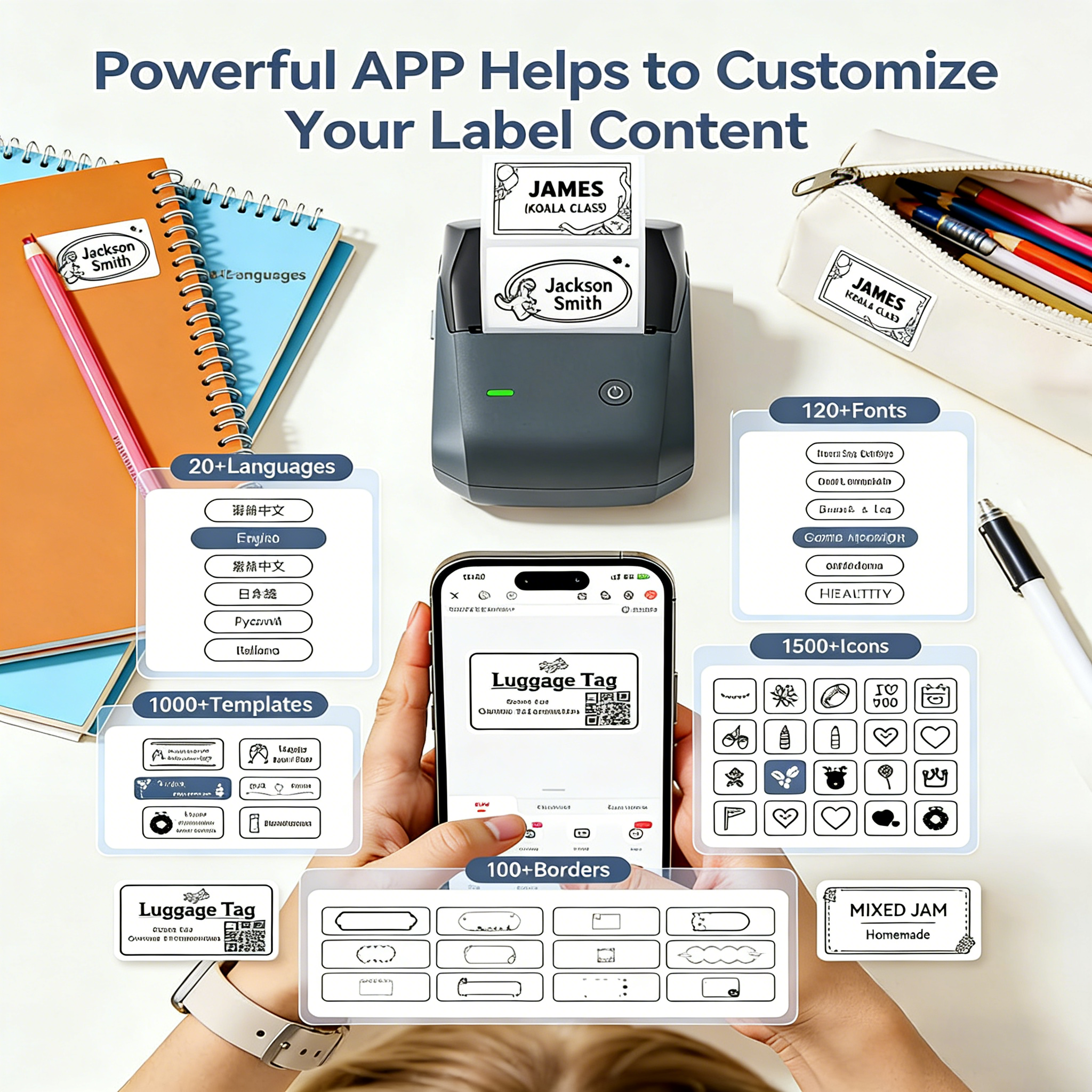 Niimbot B1/B1PRO Label Printer - Commercial Printing Dpi reseña y precio