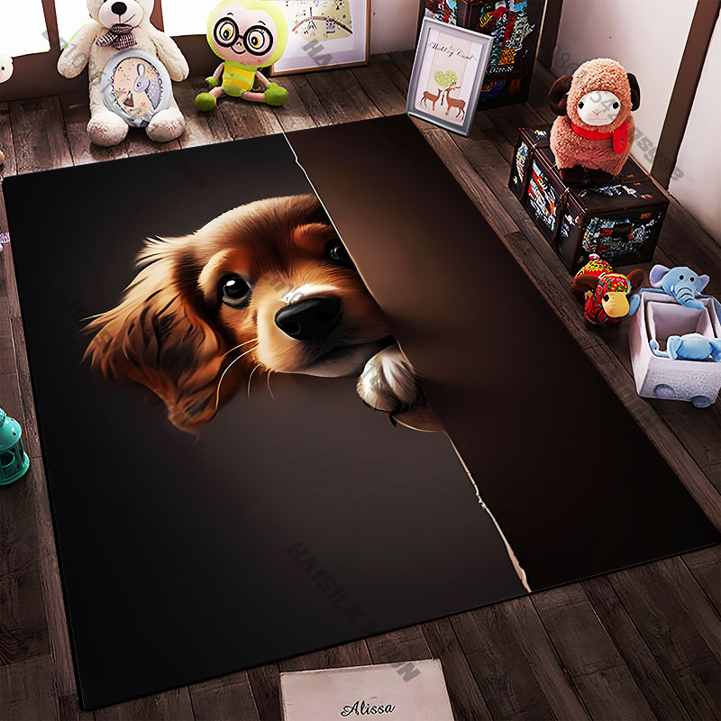 21 Sizes Curious puppy peeking - Commercial Wall Printing Machine reseña y precio