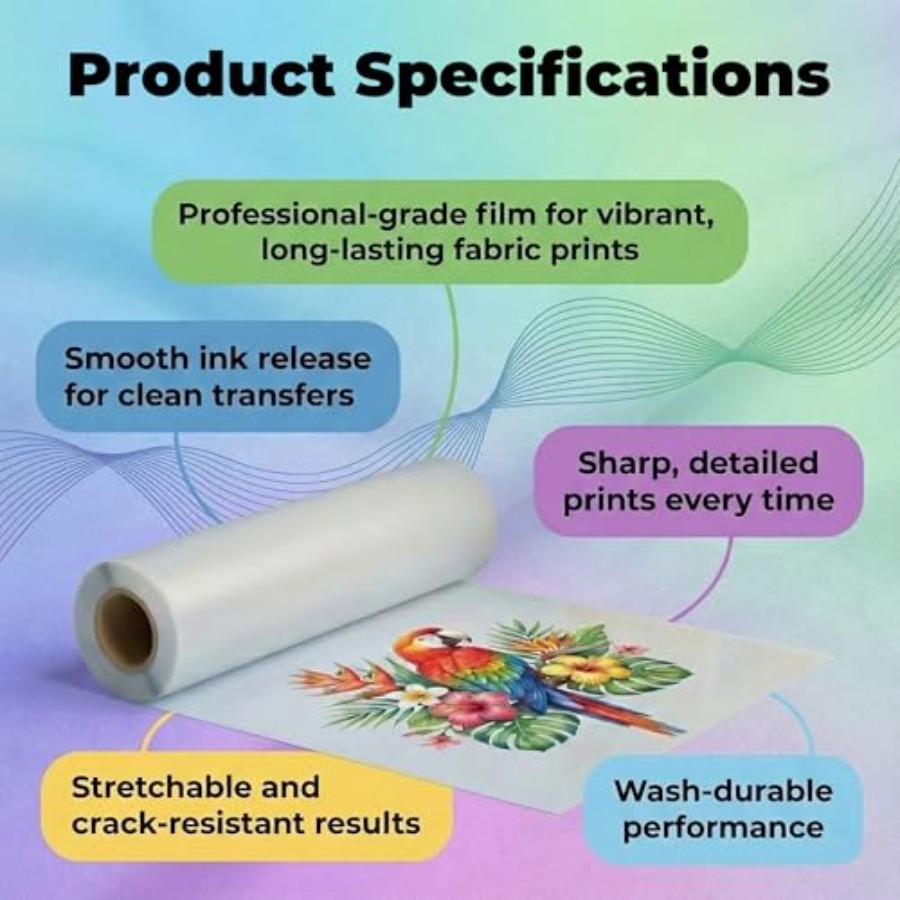 DTF Transfer Film 33cm 100m A3 - Dtf Hot Peel Film reseña y precio