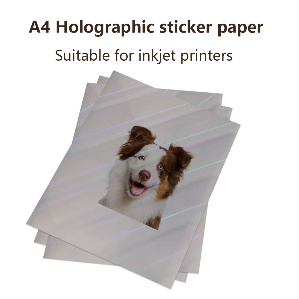 10 sheets Holographic sticker  - Commercial Vinyl Printing reseña y precio