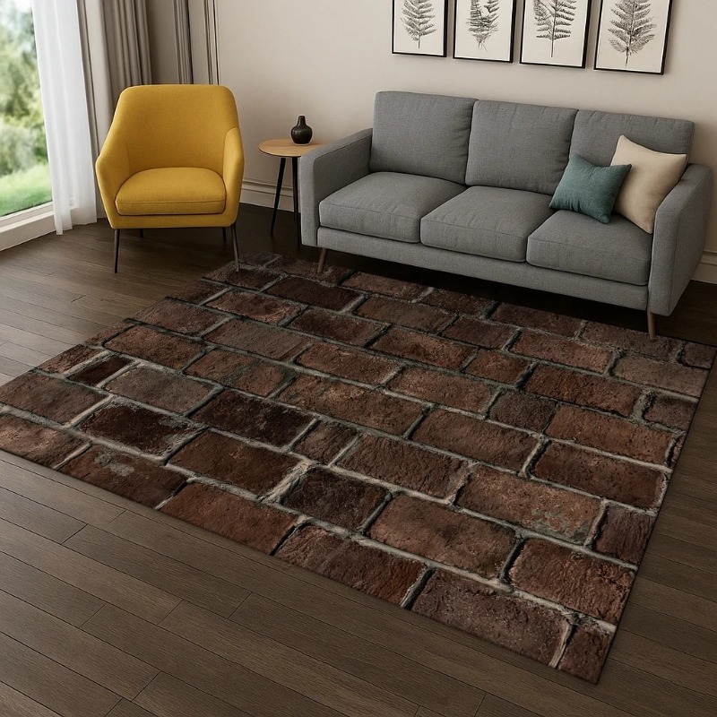 3D Brick Stone Building Carpet - Commercial Wall Printing Machine reseña y precio