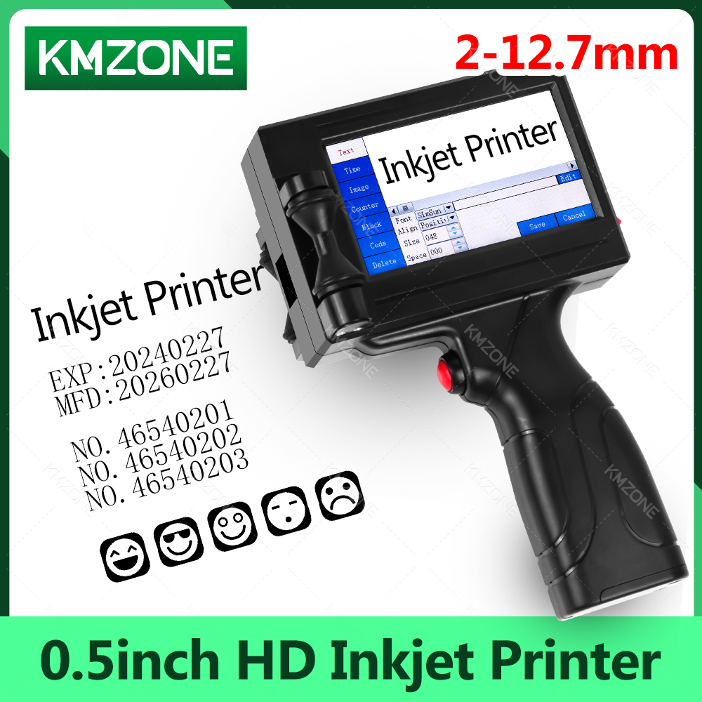 12.7mm Portable Inkjet Printer - Commercial Printing Dpi reseña y precio