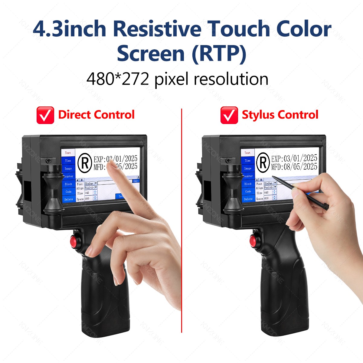 12.7mm Portable Inkjet Printer - Commercial Printing Dpi reseña y precio