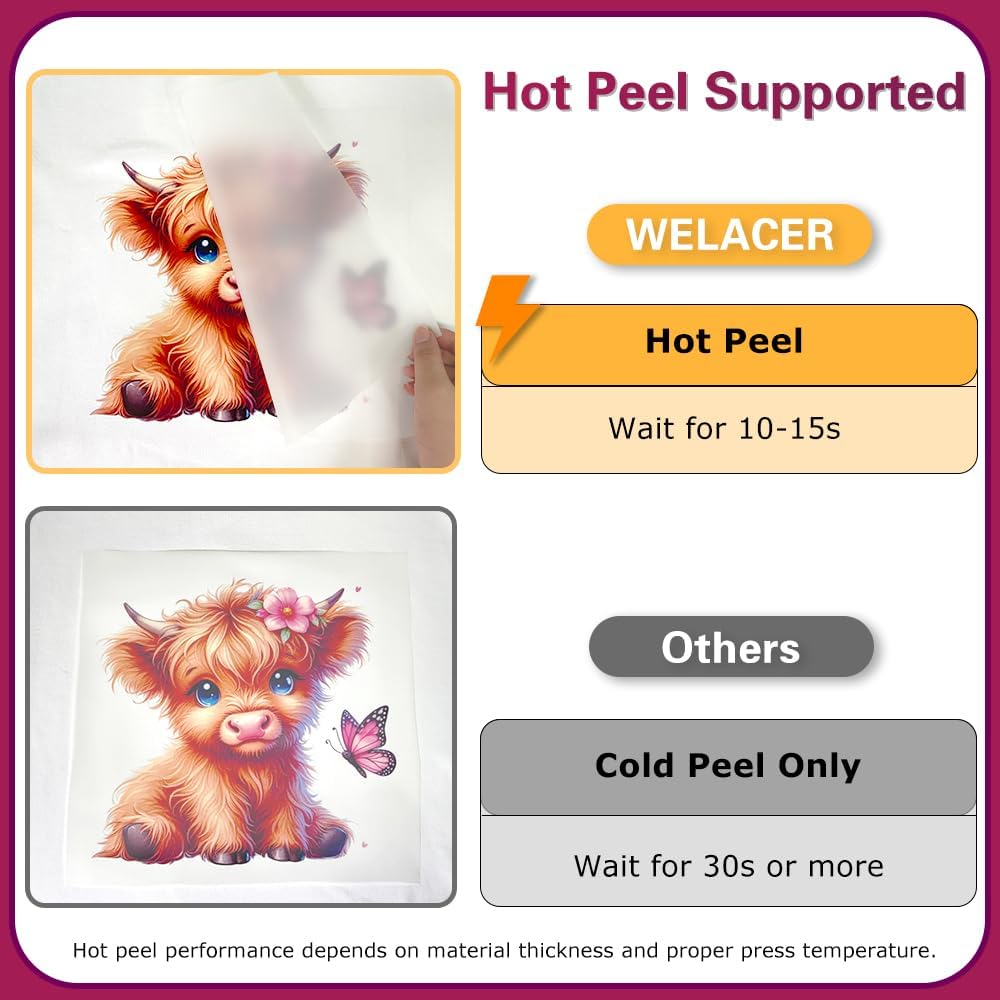 DTF Transfer Film A4 100 Sheet - Dtf Hot Peel Film reseña y precio