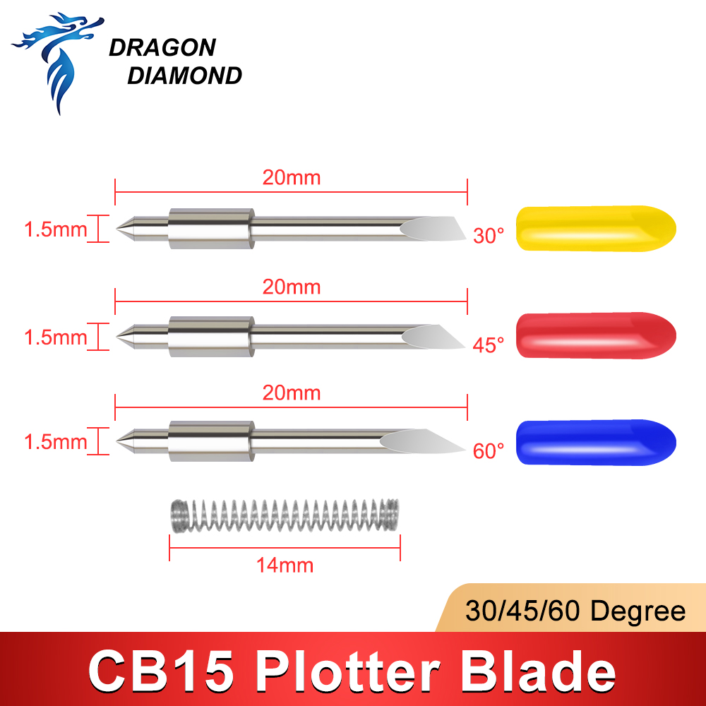 DRAGON DIAMOND 5 PCS 30/45/60  - Cutting Plotter Blade reseña y precio