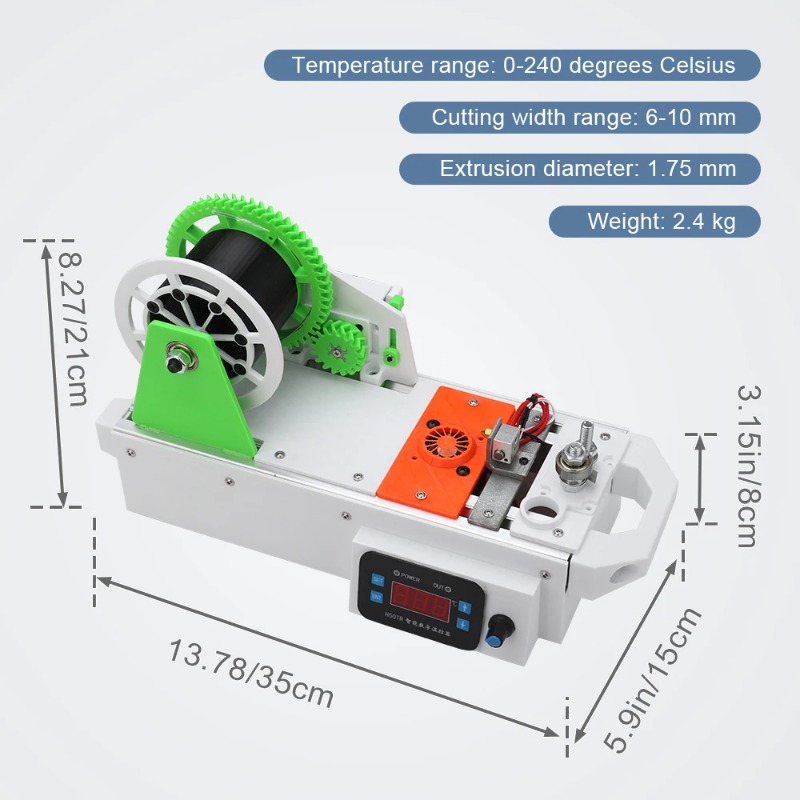 3D Printing Filament Making Ma - Commercial Printing Products reseña y precio