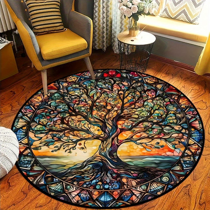 VIKAMA Stained Glass Tree of L - Commercial Printing Products reseña y precio