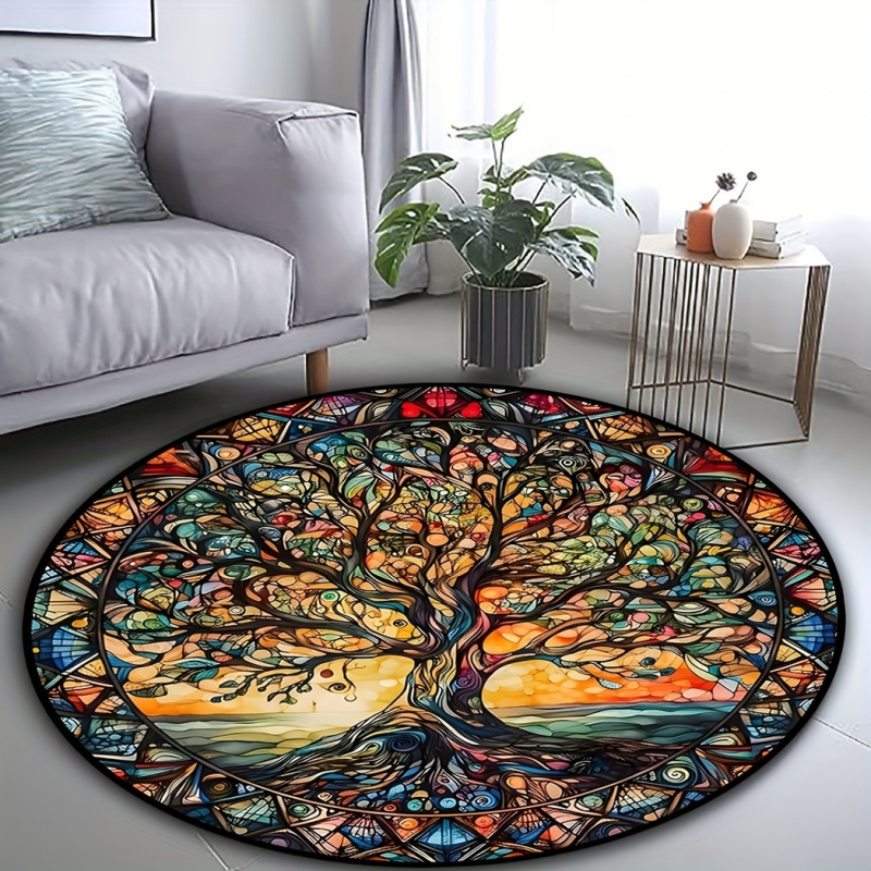 VIKAMA Stained Glass Tree of L - Commercial Printing Products reseña y precio