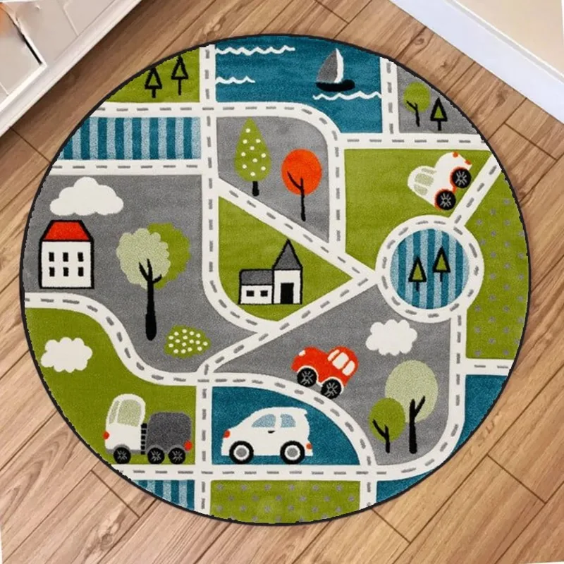Train Track Map Circular Carpe - Commercial Wall Printing Machine reseña y precio