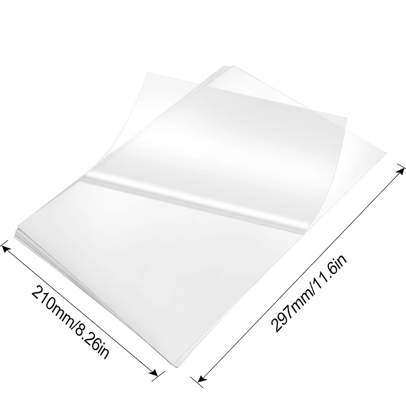 10 Sheets 100% Transparent Vin - Commercial Vinyl Printing reseña y precio
