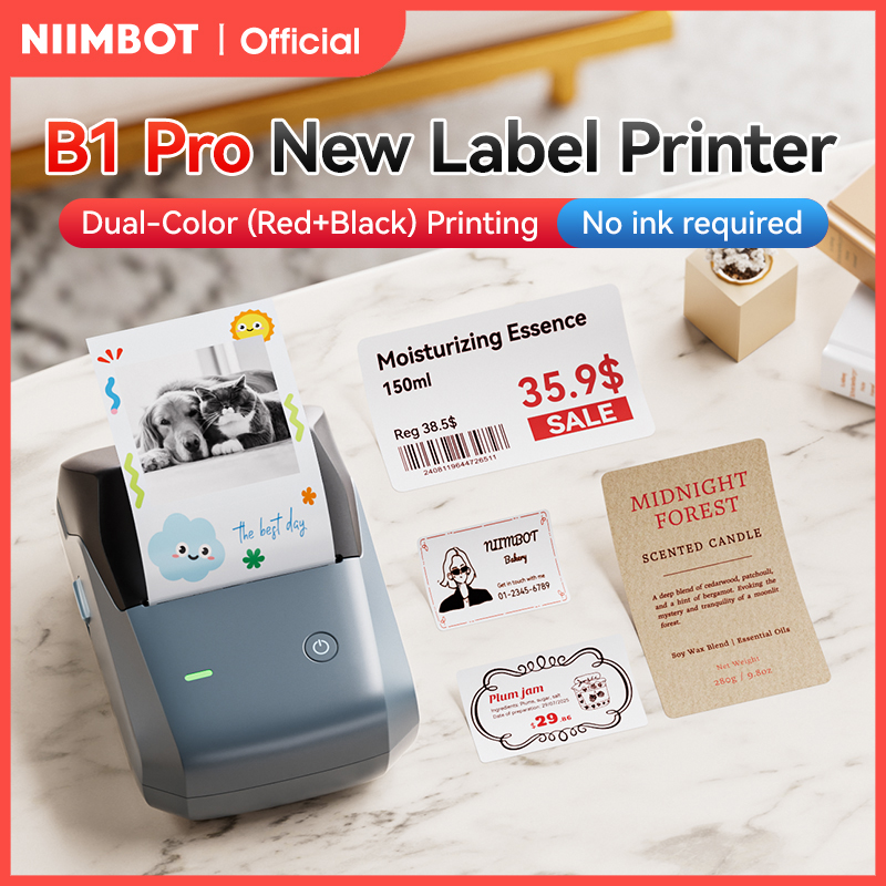 Niimbot B1 Pro Label Printer 3 - Commercial Printing Dpi reseña y precio