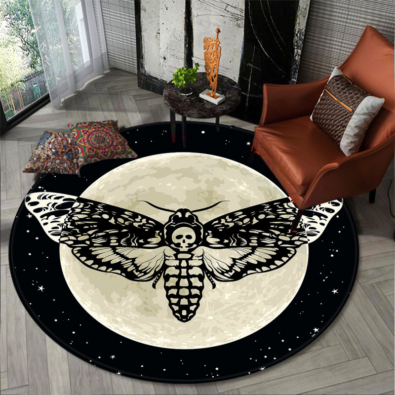 VIKAMA Gothic Death Moth Round - Commercial Printing Products reseña y precio