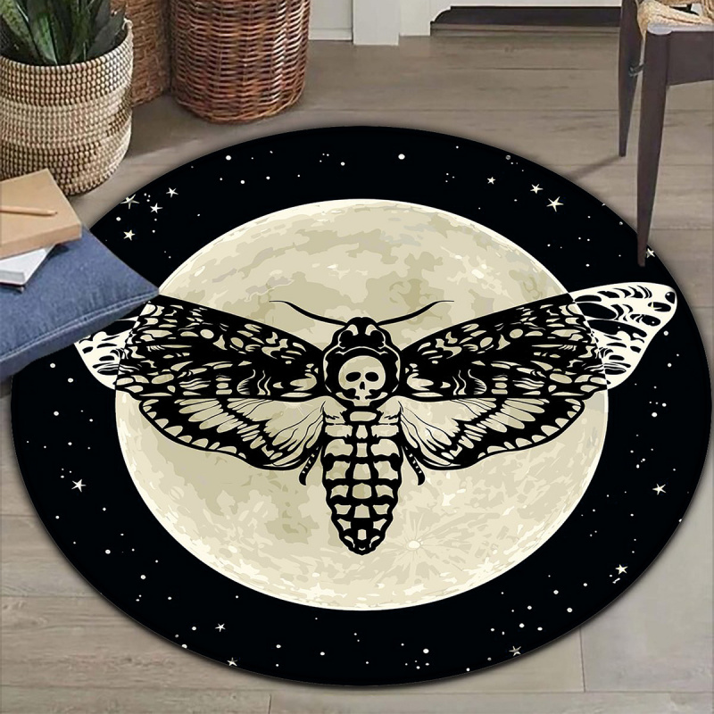 VIKAMA Gothic Death Moth Round - Commercial Printing Products reseña y precio