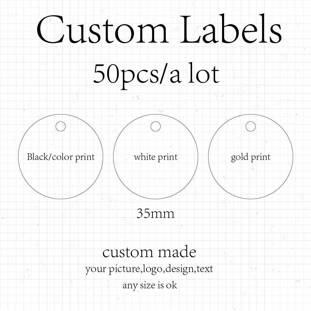 35MM Customize Circular Label  - Commercial Printing Products reseña y precio