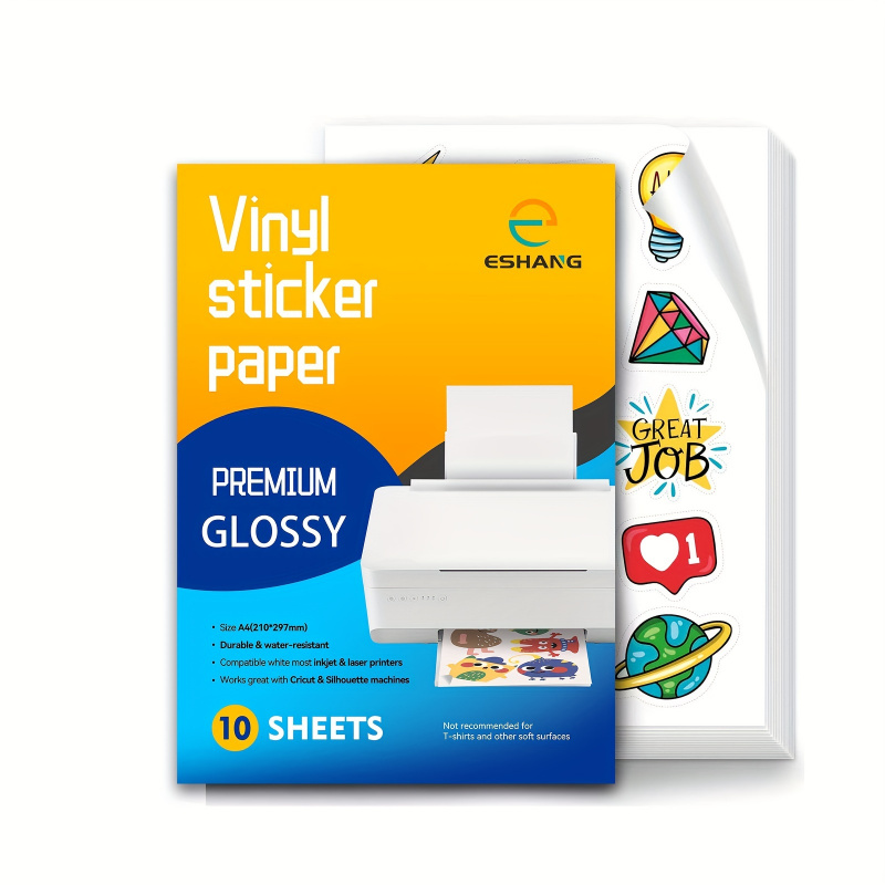 10 sheets A4 size glossy print - Commercial Vinyl Printing reseña y precio