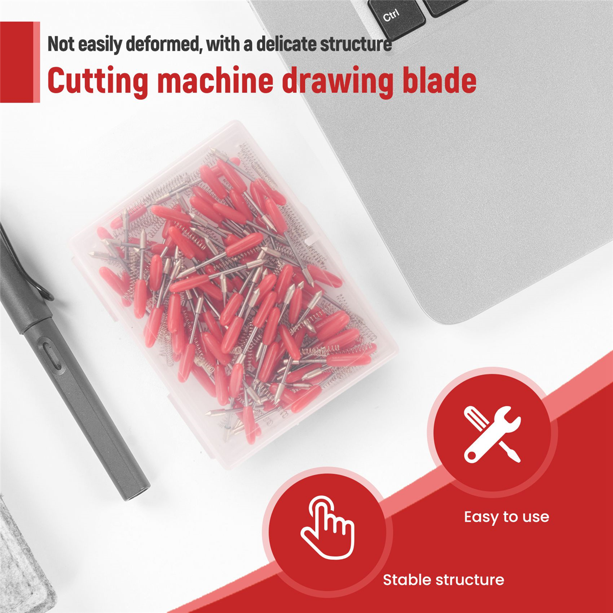 100Pcs 45 Degree Vinyl Cutter  - Cutting Plotter Blade reseña y precio