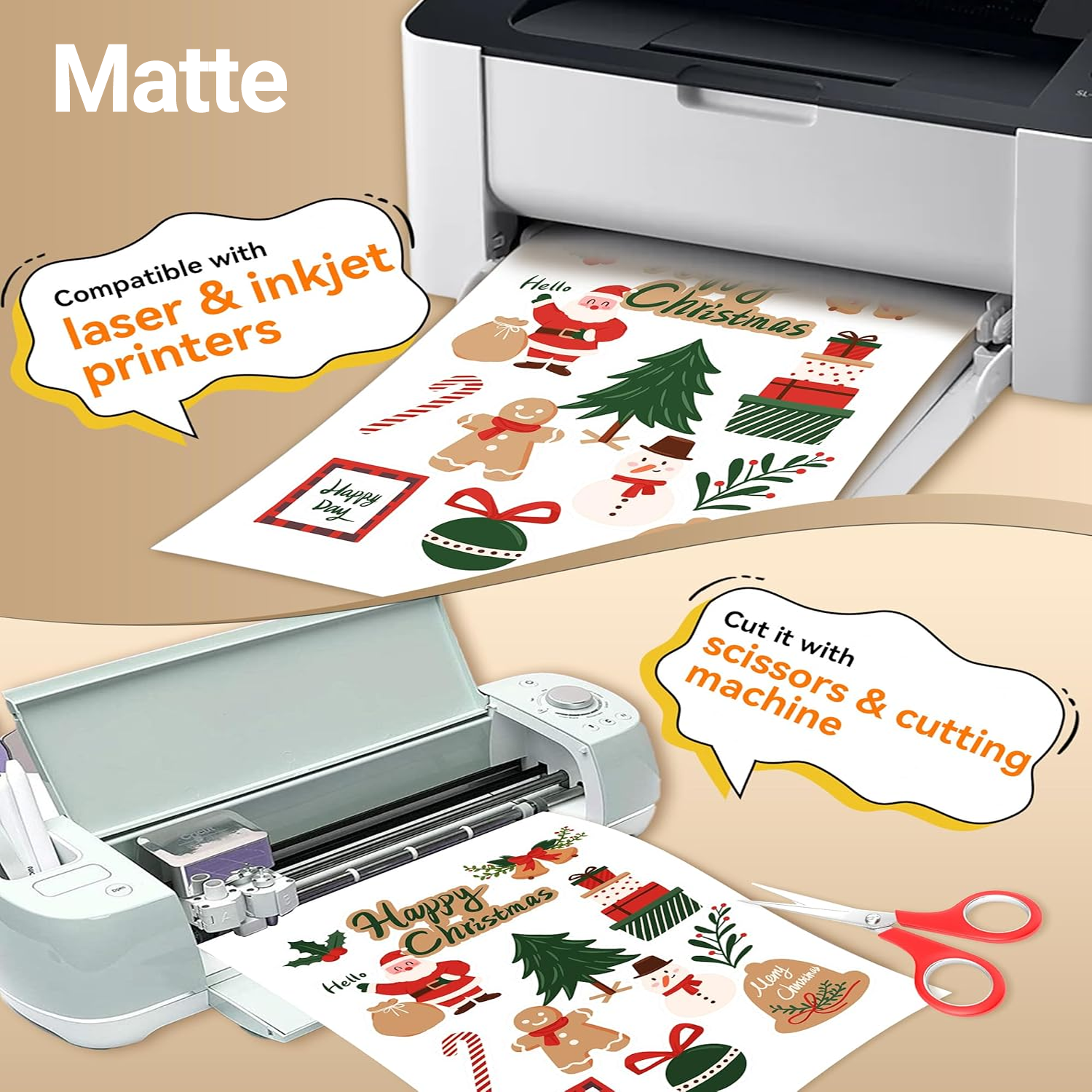 10/20/40Pcs A4 Premium Matte V - Commercial Vinyl Printing reseña y precio