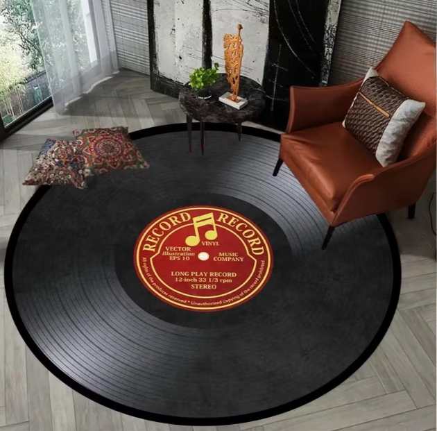 Elegant Circular Floor Mat wit - Commercial Vinyl Printing reseña y precio